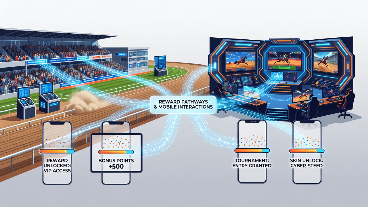 Analyse von Nutzerpfaden zwischen Pferderennen und Esports auf mobilen Geräten